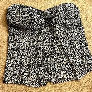 Ava Viv 22W Swim Strapless Tankini Top